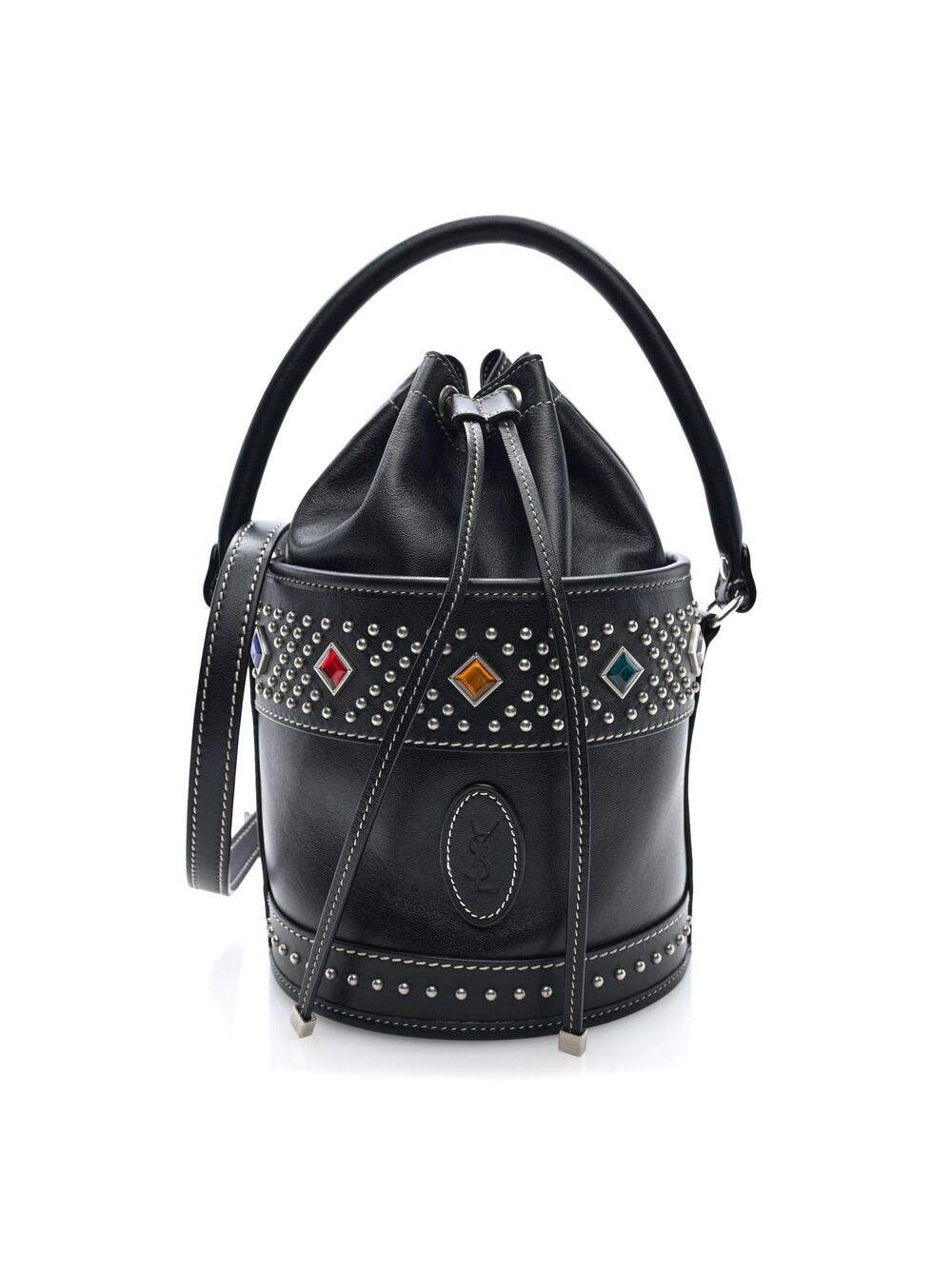 Saint Laurent Smooth Calfskin Studded #345627S89B